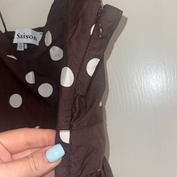 ✨EN SAISON Polka Dot Sz Large Dress✨ - Picture 6 of 8